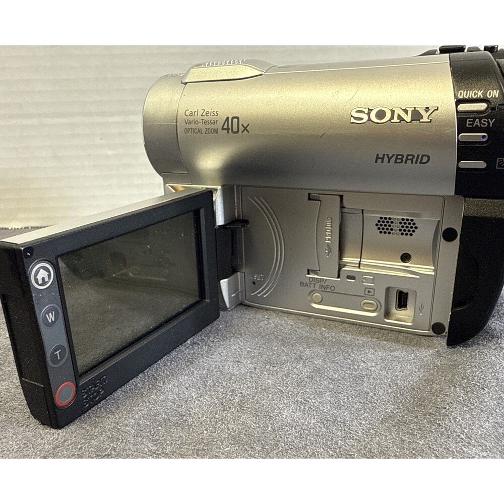 Sony HandyCam DCR-DVD610 Mini DVD Hybrid Camcorder-untested, No Charger, Battery - Picture 4 of 15